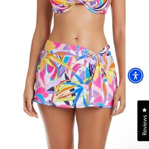 Bleu Rod Beattie Multicolor Swim Sarong